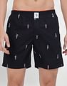 USPA Innerwear Relaxed Fit Printed IYAB Boxers - Pack Of 1