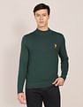 U.S. Polo Assn. Mock Neck Solid Sweater