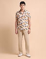 U.S. Polo Assn. Denim Co. Abstract Printed Slim Fit Shirt