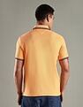 Tommy Hilfiger Solid Regular Fit Cotton Polo T-Shirt
