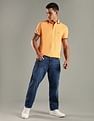 Tommy Hilfiger Solid Regular Fit Cotton Polo T-Shirt