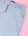 Flying Machine Women High Rise Wide Leg Cropped Jeans