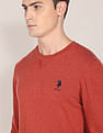 U.S. Polo Assn. Heathered Cotton Sweater