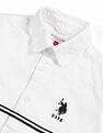 U.S. Polo Assn. Kids Boys Brand Stripe Cotton Shirt