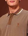 U.S. Polo Assn. Solid Slim Fit Working Holiday Polo Shirt