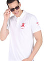 AD by Arvind Solid Sporty Polo Shirt