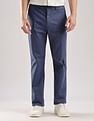 Calvin Klein Jeans Relaxed-Fit Solid Mid Rise Trousers