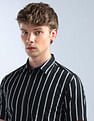 Flying Machine Vertical Striped Slim Fit Shirt