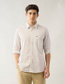 Arrow Sport Geometric Printed Printed Tailored Fit Shirt