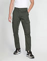 Flying Machine Mid Rise Twill Casual Cargo Trousers