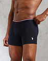 USPA Innerwear Mid Rise Solid 1667 Trunks - Pack Of 3