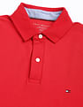 Tommy Hilfiger Solid Regular-Fit Cotton Polo Shirt