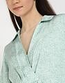 Tommy Hilfiger Viscose Spread Collar A-Line Dress