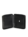 Calvin Klein Solid Leather Zip Around Wallet