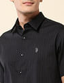 U.S. Polo Assn. Pinstriped Tailored Fit Shirt