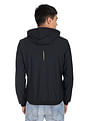 Flying Machine Panelled Solid Hooded Jacket