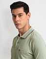 Arrow Sports Tipped Collar Regular Fit Polo Shirt