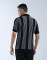 Flying Machine Vertical Striped Essentials Polo Shirt