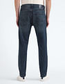 Flying Machine Mid Rise Slash Slim Tapered Jeans