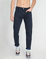 Flying Machine Slash Slim Tapered Fit Mid Rise Jeans