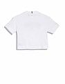 Tommy Hilfiger Kids Girls Logo Relaxed-Fit Cotton T-Shirt