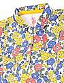U.S. Polo Assn. Kids Girls Multi Colour Short Sleeve Printed Polo Shirt