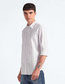 Flying Machine Vertical Stripe Slim Fit Shirt
