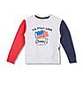 U.S. Polo Assn. Kids Crew Neck Brand Print Sweatshirt