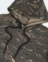Flying Machine Camouflage Print Hooded Sweatshirt