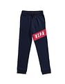 U.S. Polo Assn. Kids Boys Blue Mid Rise Solid Track Pants
