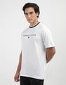 Tommy Hilfiger Linear Ringer Cotton T-Shirt
