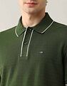Arrow Sport Textured Pure Cotton Polo Shirt