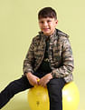 U.S. Polo Assn. Kids Detachable Hood Camouflage Padded Jacket