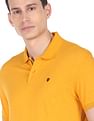 AD by Arvind Modern Jersey Slub Polo Shirt