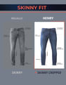 U.S. Polo Assn. Denim Co. Henry Cropped Fit Grey Jeans