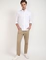 Tommy Hilfiger Solid Slim-Fit Dobby Woven Shirt