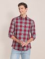U.S. Polo Assn. Spread Collar Checked Shirt
