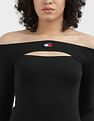 Tommy Hilfiger Slim Badge Cutout Top