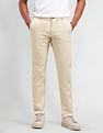 Arrow Sport Textured Mid Rise Trousers