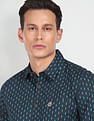 U.S. Polo Assn. Denim Co. Spread Collar Cotton Printed Casual Shirt