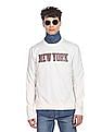 Aeropostale Men White Crew Neck Printed Sweatshirt