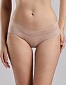 Calvin Klein Underwear Womens Beige Solid Panties
