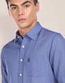 U.S. Polo Assn. Spread Collar Solid Casual Shirt