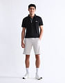 USPA Active Solid Slim Fit Polo Shirt