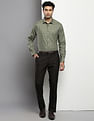 Tommy Hilfiger Cutaway Collar Tartan Check Shirt