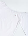 Tommy Hilfiger Slim Fit Ribbed Off Shoulder Top
