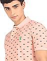 U.S. Polo Assn. All Over Print Cotton Polo Shirt