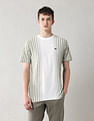 Arrow Sport Vertical Striped Spring Sorbet T-Shirt