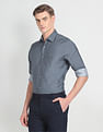 Arrow Geometric Sateen Formal Shirt