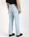 Calvin Klein Jeans Light-Wash Straight-Fit Mid Rise Jeans